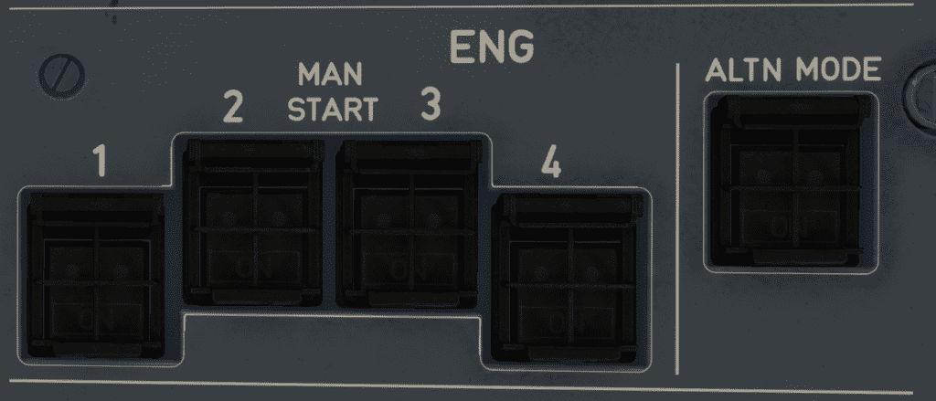 Engine Manual Start Panel Engine Manual Start Panel